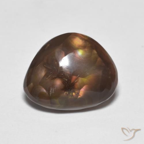 4.74ct طبيعي متعدد الألوان عقيق النار, فانسى, غير شفاف