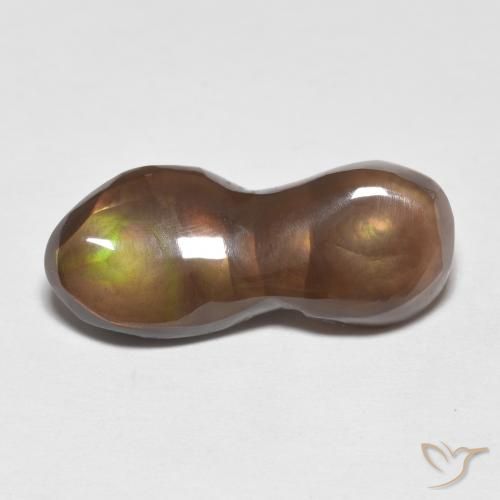 6.62ct طبيعي متعدد الألوان عقيق النار, فانسى, غير شفاف