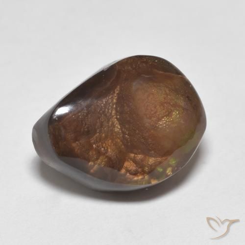 5.19ct طبيعي متعدد الألوان عقيق النار, فانسى, غير شفاف