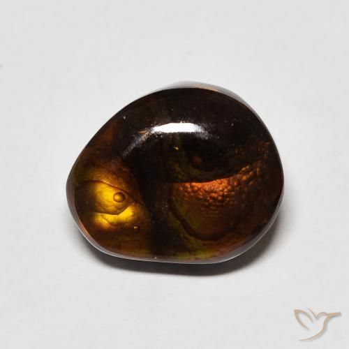 5.21ct طبيعي متعدد الألوان عقيق النار, فانسى, غير شفاف
