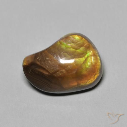 3.74ct طبيعي متعدد الألوان عقيق النار, فانسى, غير شفاف