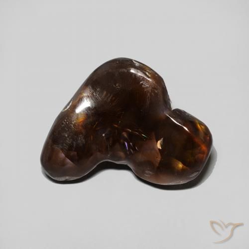 5.35ct طبيعي متعدد الألوان عقيق النار, فانسى, غير شفاف