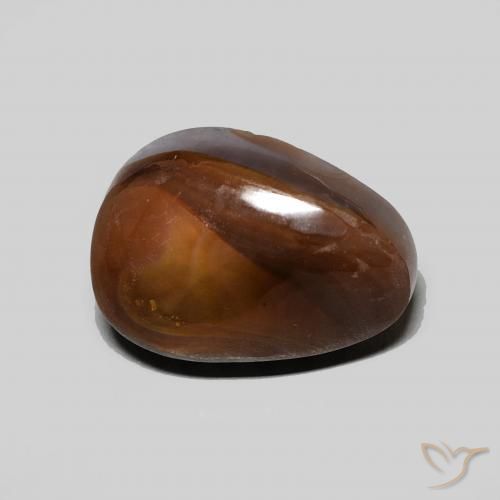 4.40ct طبيعي متعدد الألوان عقيق النار, فانسى, غير شفاف