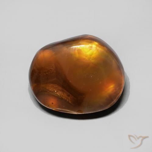 5.28ct طبيعي متعدد الألوان عقيق النار, فانسى, غير شفاف