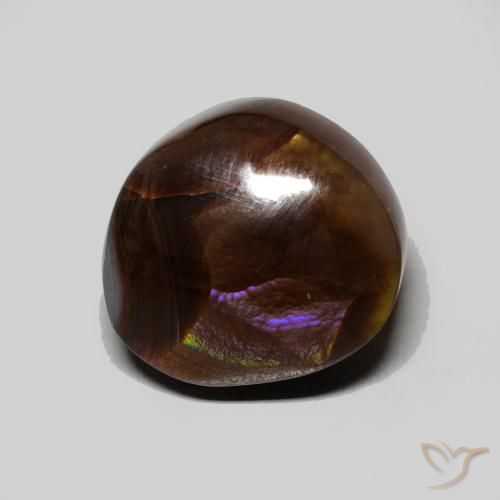 5.47ct طبيعي متعدد الألوان عقيق النار, فانسى, غير شفاف