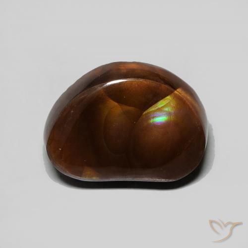5.32ct طبيعي متعدد الألوان عقيق النار, فانسى, غير شفاف