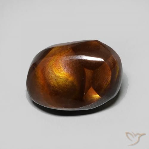 5.51ct طبيعي متعدد الألوان عقيق النار, فانسى, غير شفاف