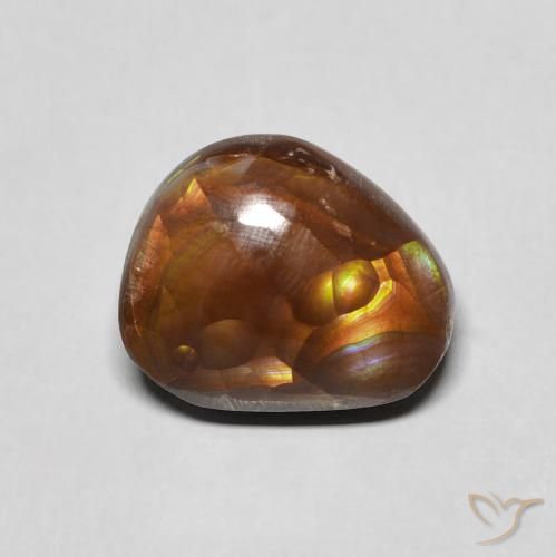 4.91ct طبيعي متعدد الألوان عقيق النار, فانسى, غير شفاف