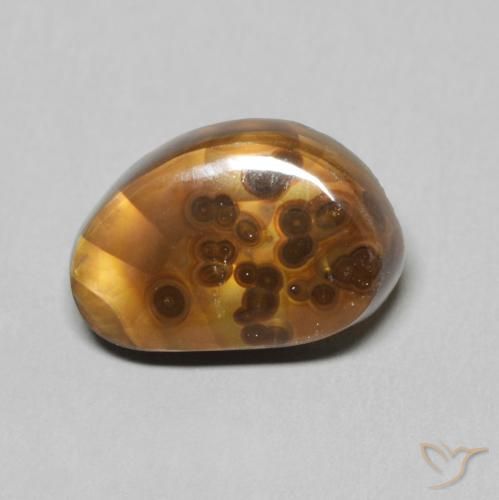 5.12ct طبيعي متعدد الألوان عقيق النار, فانسى, غير شفاف