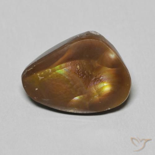 6.05ct طبيعي متعدد الألوان عقيق النار, فانسى, غير شفاف