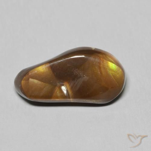 6.15ct طبيعي متعدد الألوان عقيق النار, فانسى, غير شفاف