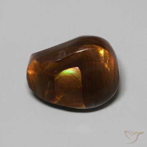 5.20ct طبيعي متعدد الألوان عقيق النار, فانسى, غير شفاف