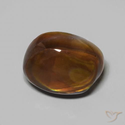 4.80ct طبيعي متعدد الألوان عقيق النار, فانسى, غير شفاف