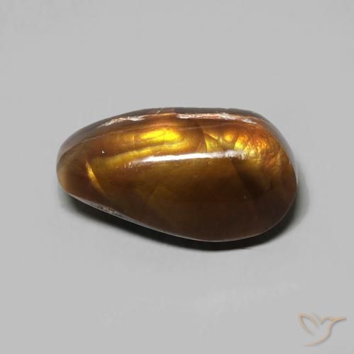 4.55ct طبيعي متعدد الألوان عقيق النار, فانسى, غير شفاف