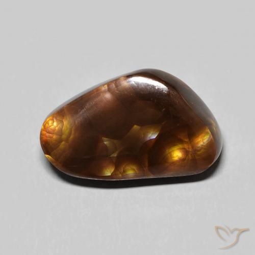 8.42ct طبيعي متعدد الألوان عقيق النار, فانسى, غير شفاف