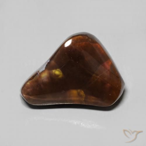 7.00ct طبيعي متعدد الألوان عقيق النار, فانسى, غير شفاف