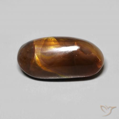 7.37ct طبيعي متعدد الألوان عقيق النار, فانسى, غير شفاف