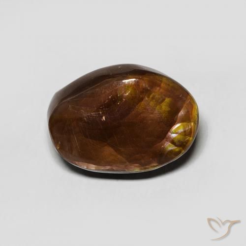 4.51ct طبيعي متعدد الألوان عقيق النار, فانسى, غير شفاف