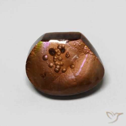 5.64ct طبيعي متعدد الألوان عقيق النار, فانسى, غير شفاف