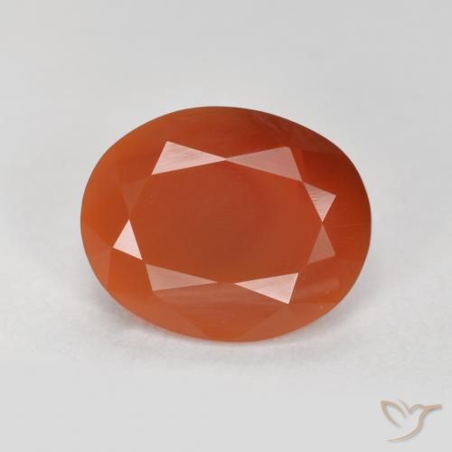1.74ct طبيعي أحمر فاتح النار أوبال, بيضوي, نصف شفاف