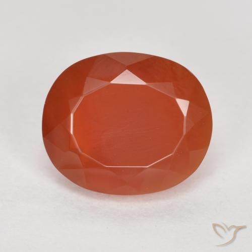 1.85ct طبيعي أحمر برتقالي النار أوبال, بيضوي, شفاف