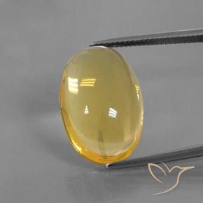 15.79ct طبيعي برتقالى-ذهبى النار أوبال, بيضوي, شفاف