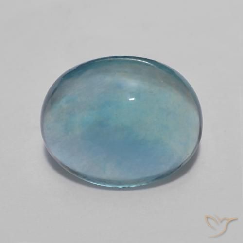 5.61ct طبيعي شرشيرى الفلوريت معدن متبلور, بيضوي, شفاف