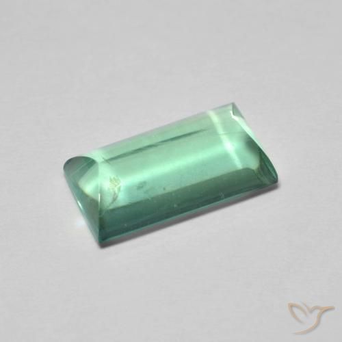 5.89ct طبيعي اخضر فاتح الفلوريت معدن متبلور, باجيت, شفاف