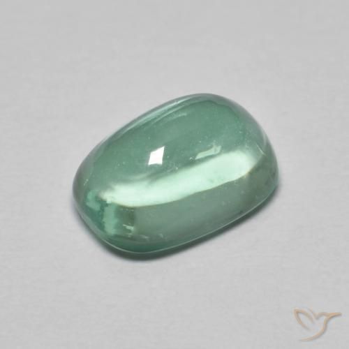 2.54ct طبيعي أخضر أزرق فلوريت, وسادة, شفاف