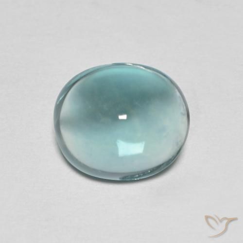 2.30ct طبيعي درجة لون الشرشيرى الفلوريت معدن متبلور, بيضوي, شفاف