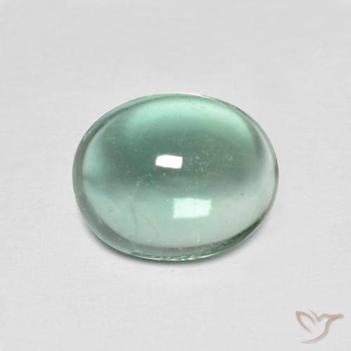 4.54ct طبيعي أخضر رائع فلوريت, بيضوي, شفاف