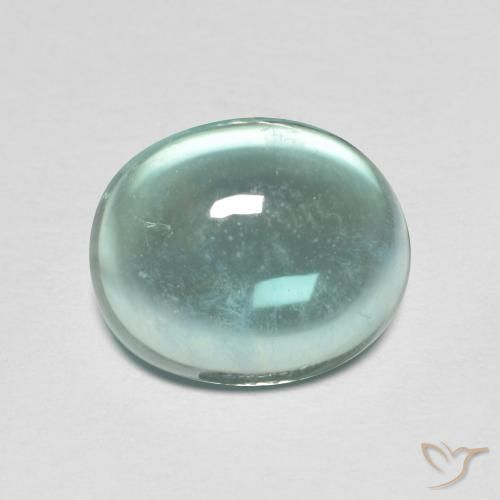 6.35ct طبيعي اخضر فاتح فلوريت, بيضوي, شفاف