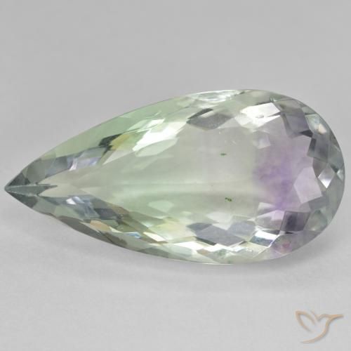 22.70ct طبيعي متعدد الألوان فلوريت, شكل الكمثرى, SI