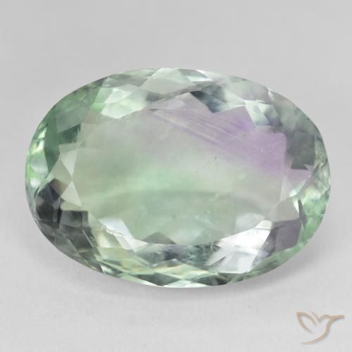 28.28ct طبيعي متعدد الألوان الفلوريت معدن متبلور, بيضوي, SI