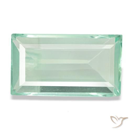 6.15ct أخضر فلوريت, باغيت, قليلا جدا