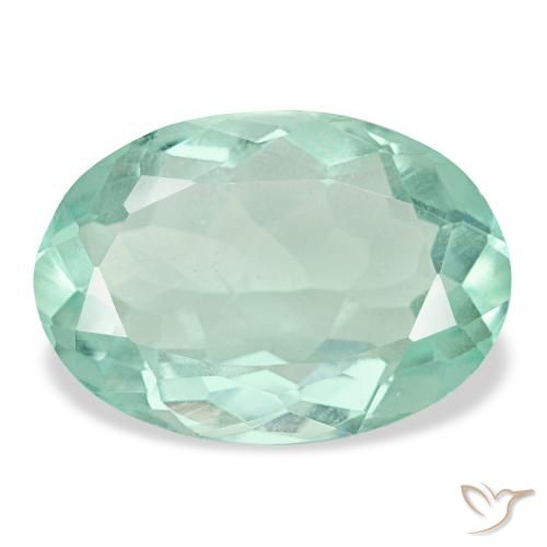 8.57ct فيروز فلوريت, بيضاوي, VVS-VS