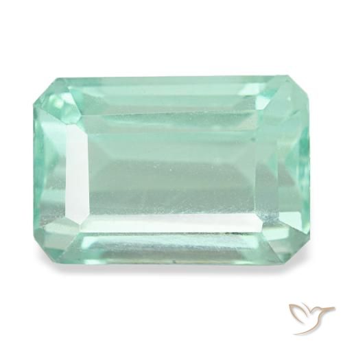 9.24ct فيروز فلوريت, قص الزمرد, VVS-VS