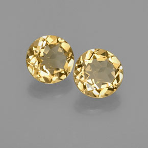 أحجار جولدن بيريل الأصفر طبيعية، قصة دائرى، VVS-VS، وزنها  قيراط