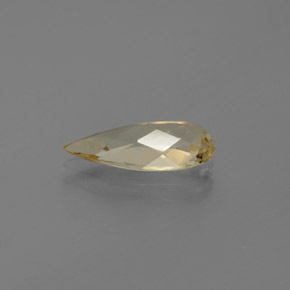 جولدن بيريل الأصفر طبيعي، شكل الكمثرى، 1.51 قيراط، VVS