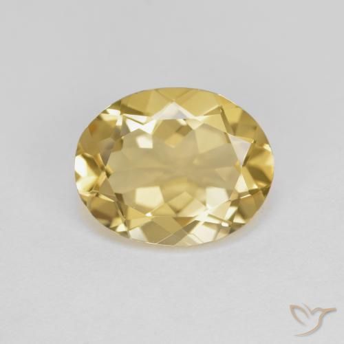 3.11ct طبيعي أصفر دافئ جولدن بيريل, بيضوي, VVS