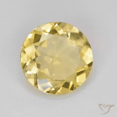 2.73ct طبيعي أصفر-ذهبى جولدن بيريل, دائري, VVS-VS