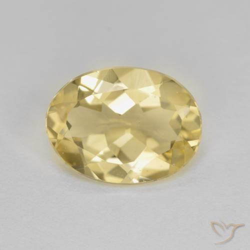 1.73ct طبيعي أصفر ديجون جولدن بيريل, بيضوي, VVS-VS