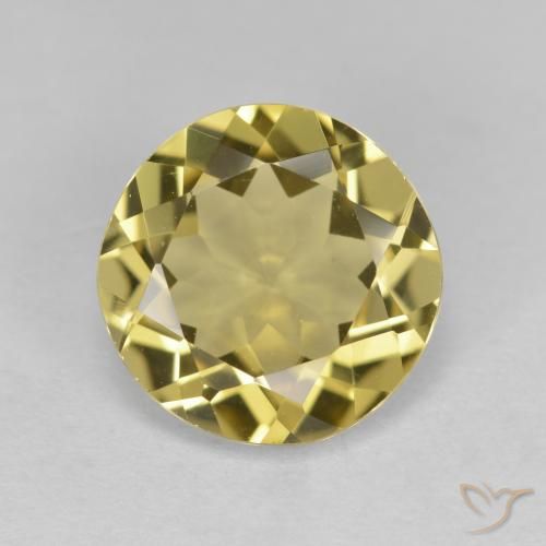 2.98ct طبيعي أصفر متوسط جولدن بيريل, دائري, VVS-VS