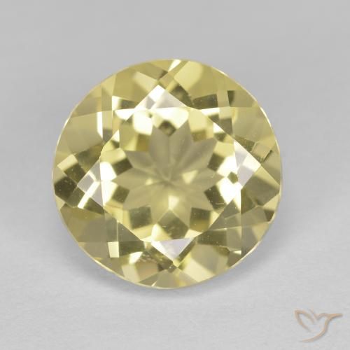 2.32ct طبيعي أصفر فاتح جولدن بيريل, دائري, VVS