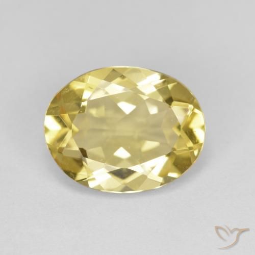 2.46ct طبيعي أصفر توسكانا جولدن بيريل, بيضوي, VVS