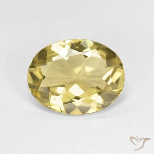 1.91ct طبيعي أصفر توسكانا جولدن بيريل, بيضوي, VVS