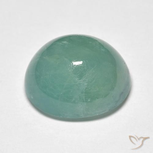 غرانديديريت Medium Dark Green-Blue طبيعي، بيضوي، 11.06 قيراط، نصف شفاف