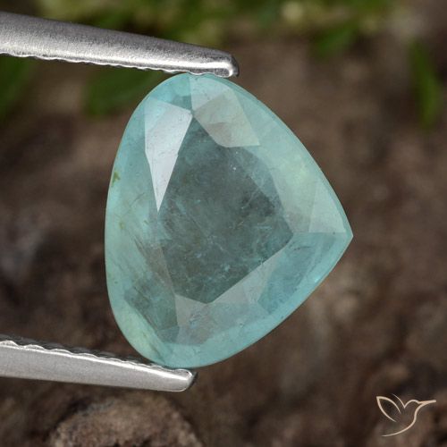 1.80ct طبيعي أزرق كهربائى غرانديديريت, شكل الكمثرى, VS-SI