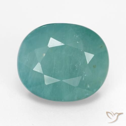 8.85ct طبيعي أخضر رغوة البحر غرانديديريت, بيضوي, SI-I1