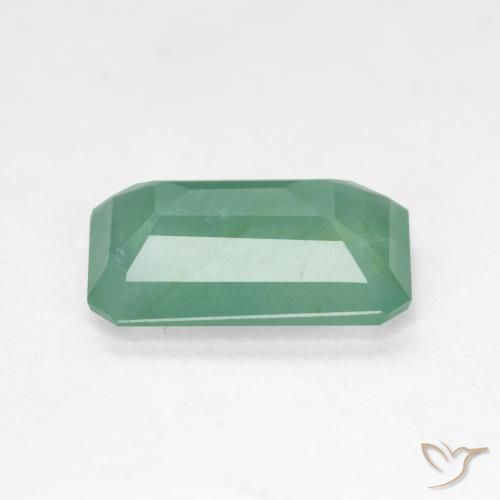 غرانديديريت أزرق أخضر طبيعي، قص الزمرد، 2.41 قيراط، VS-SI
